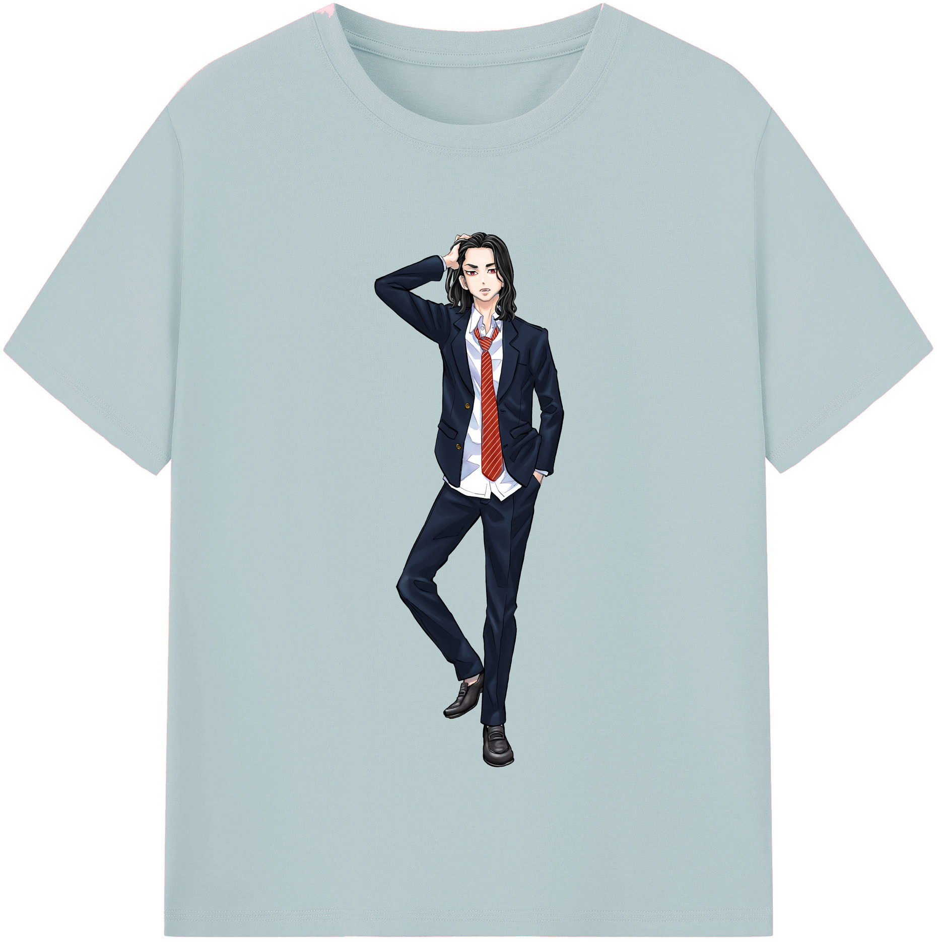 （画像用） 東京リベンジャーズ Tokyo Revengers 綿100％半袖Tシャツ（フロントプリント）